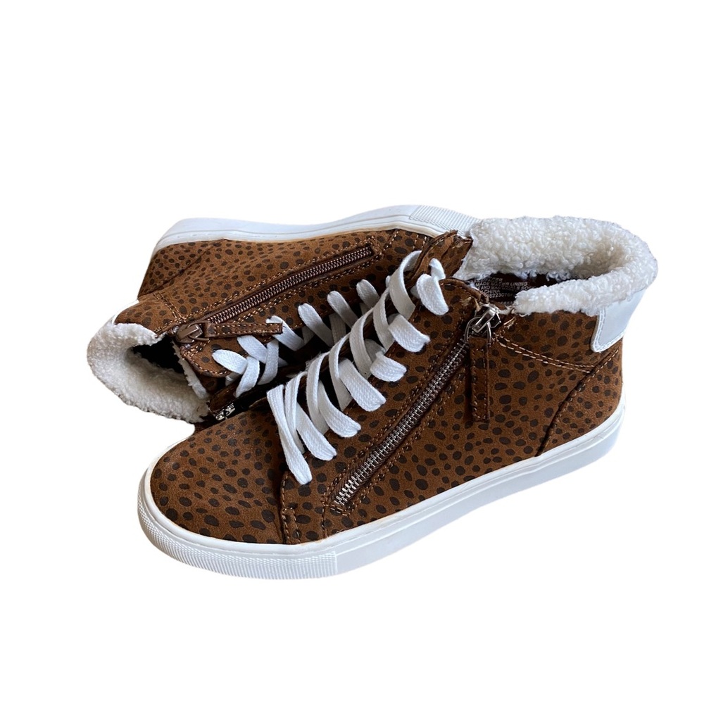 Target Ankle Boots Cheetah and Faux Fur Women’s 7.5